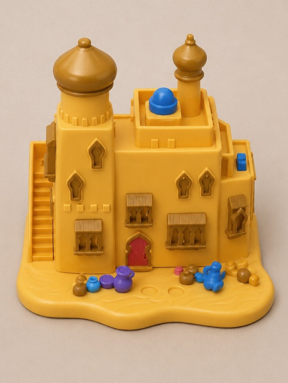 Disney Vintage 1995 Aladdin Agrabah Marketplace Polly Pocket Playset Bluebird